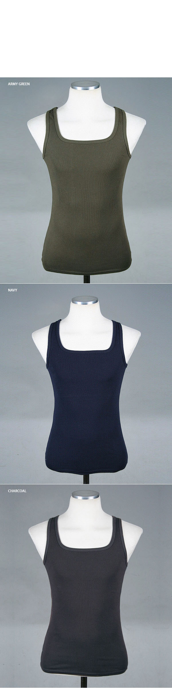 square cut undershirts